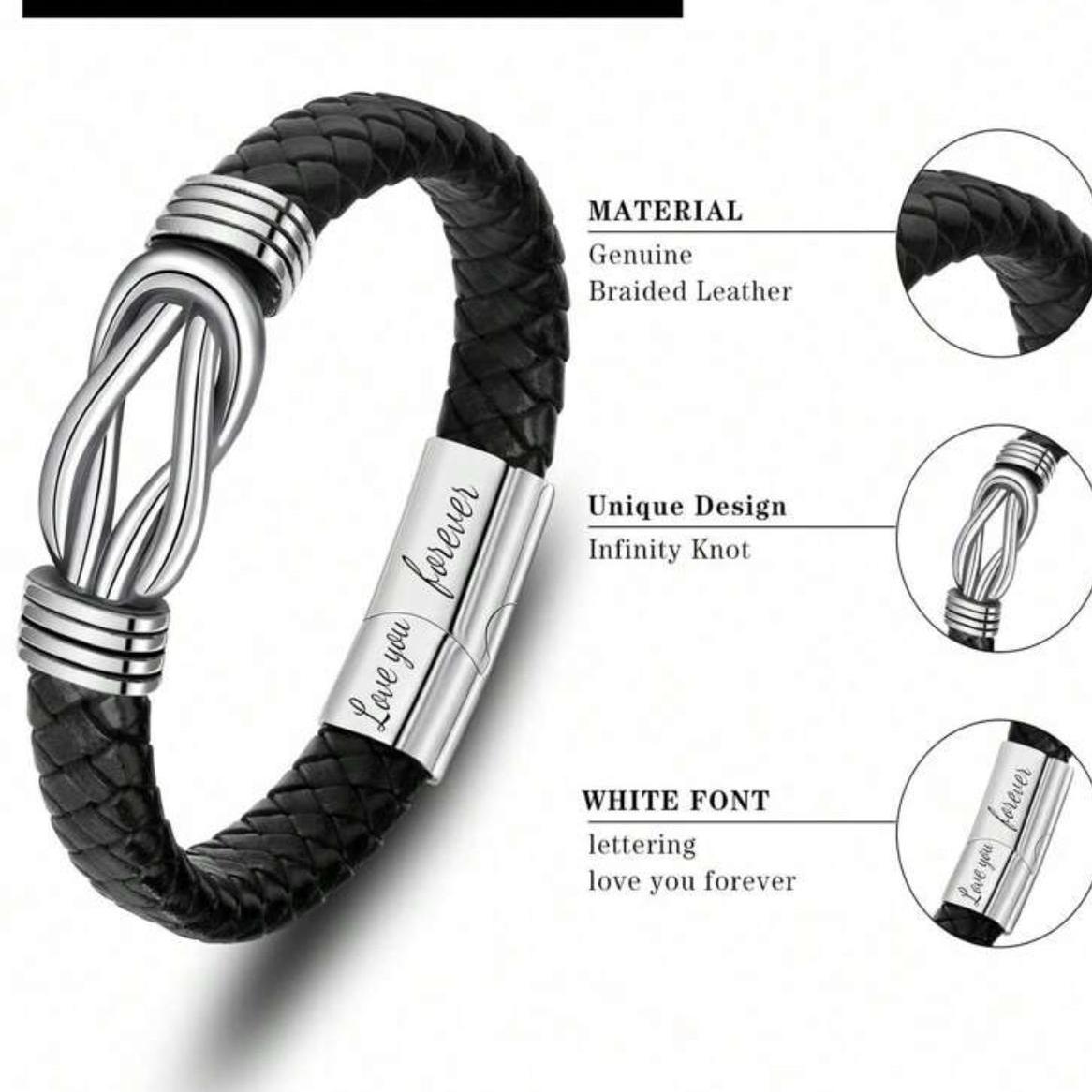 To My Son Bound by Strength Bracelet - Built to Persevere