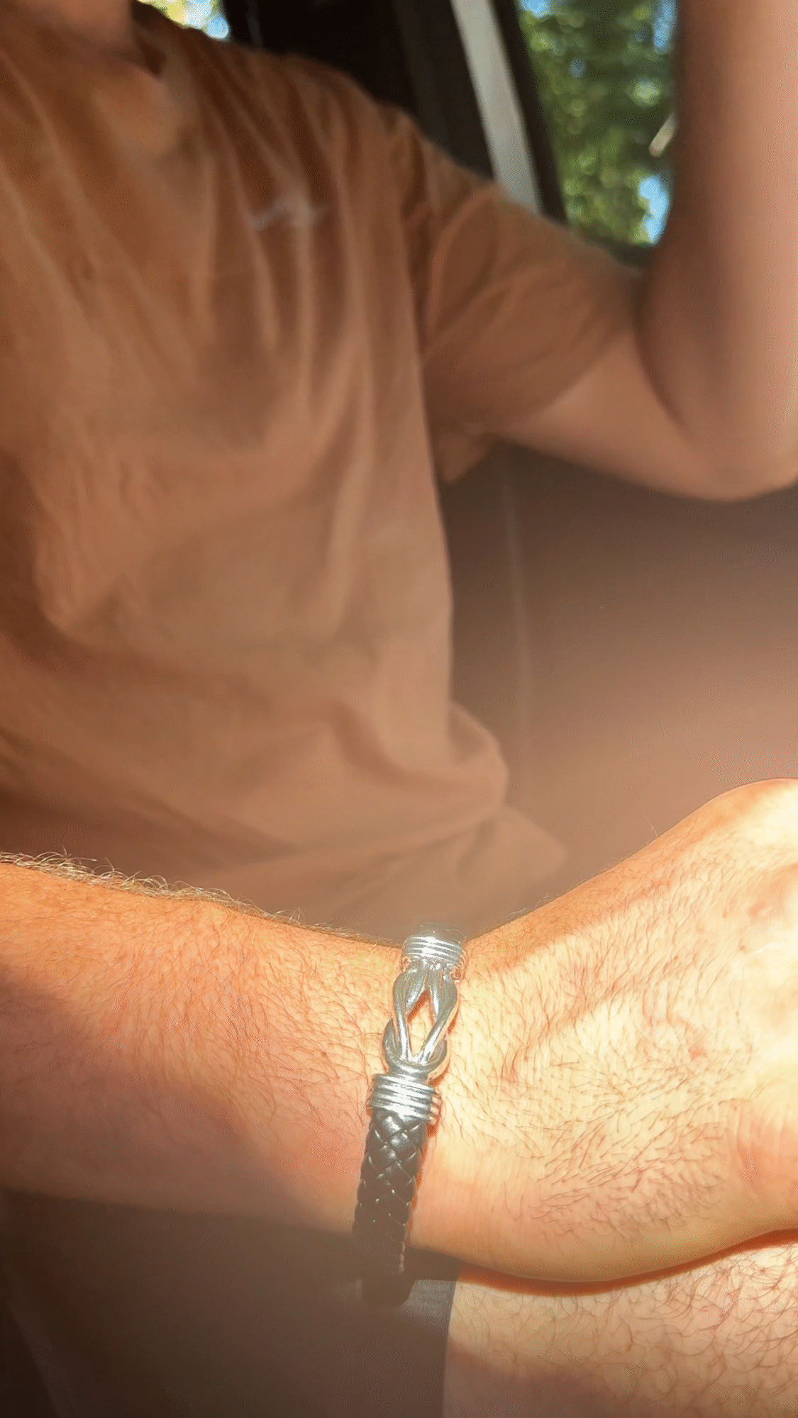 To My Dear Fiance Bound by Strength Bracelet - Stronger Together
