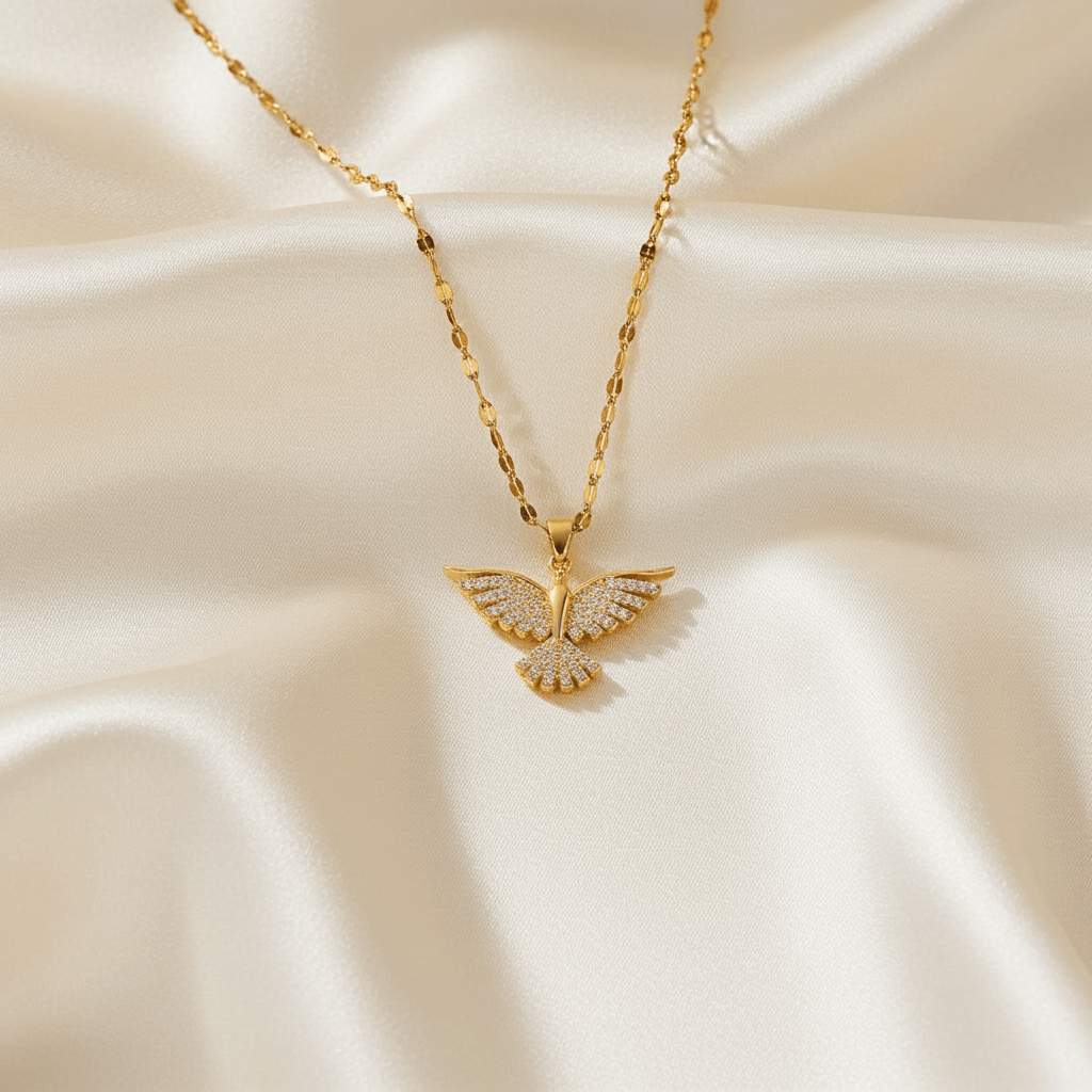 Wings of Strength Necklace – Mum, My Protector