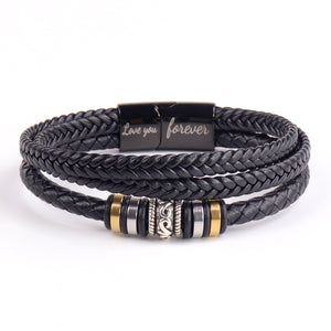 To My Dear Fiance Legacy Loop Bracelet - Our Story denys
