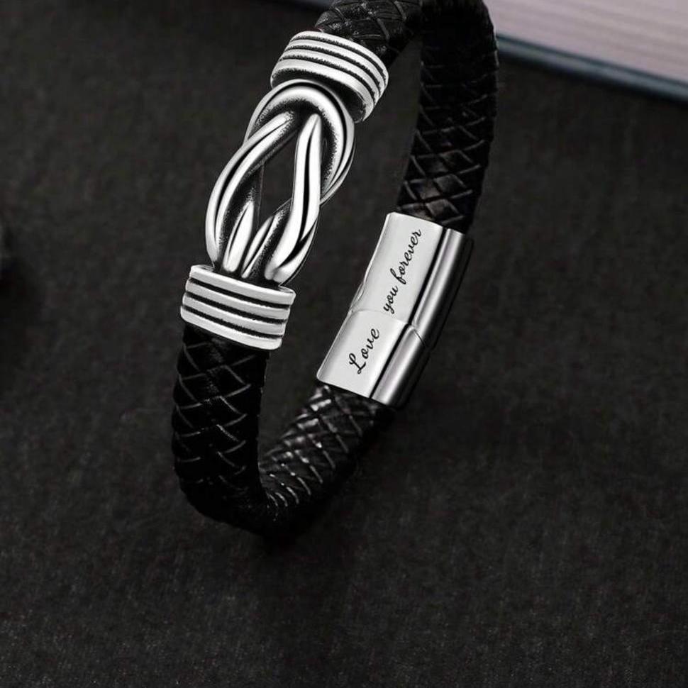 Happy Anniversary Dear Son Bound by Strength Bracelet - The Man You’ve Become