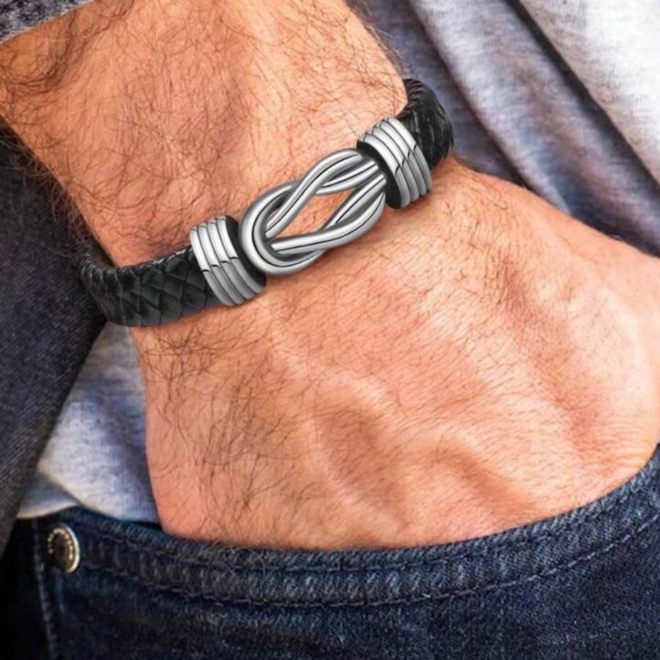 To My Boyfriend Bound by Strength Bracelet - My Rock, My Man