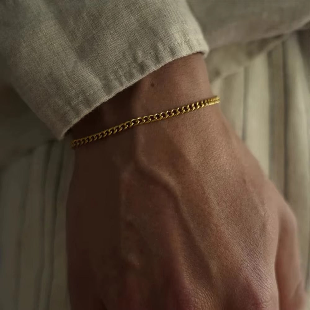 To My Husband - Cuban Chain  Bracelet