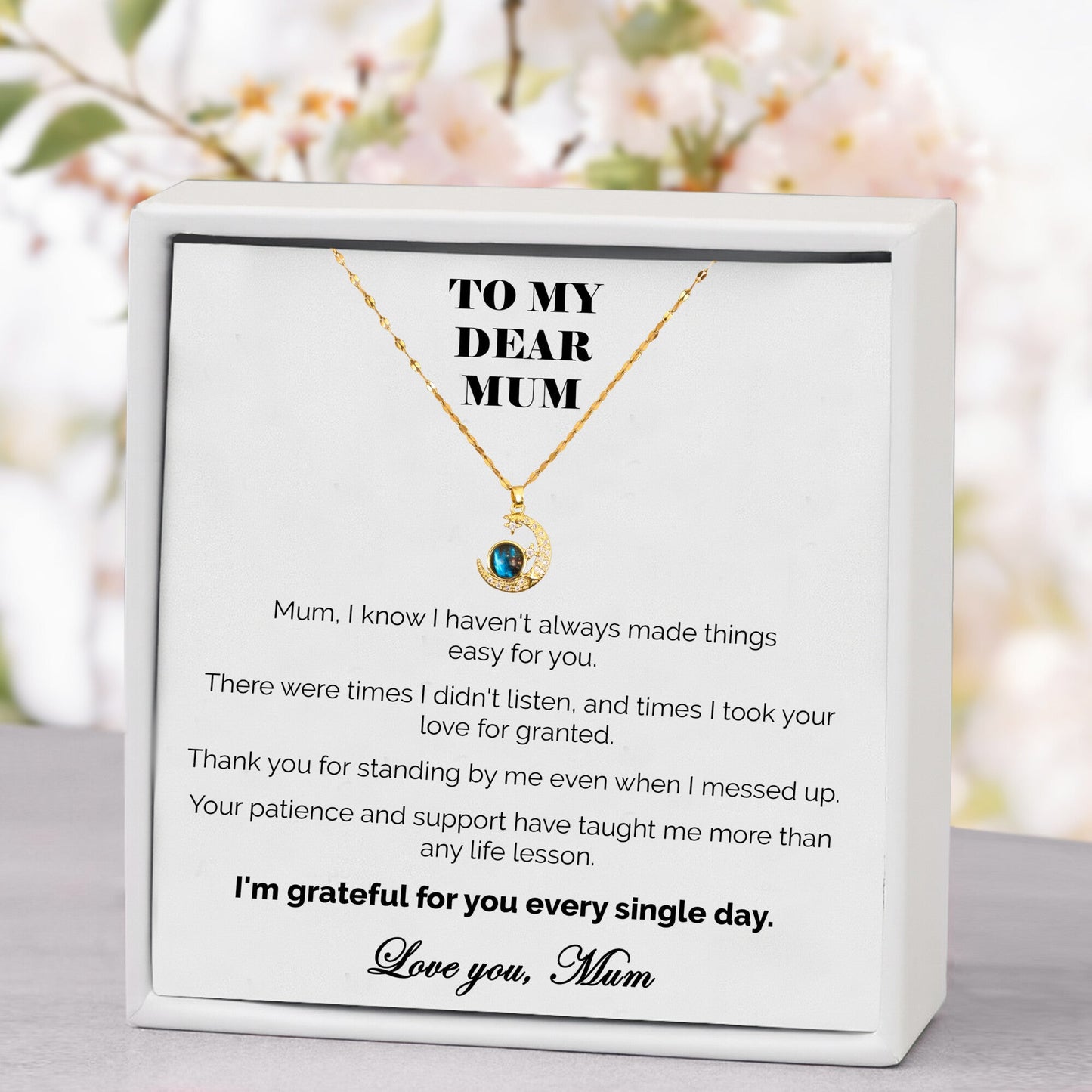 Moonlit Soul Necklace – Mum, My Eternal Light