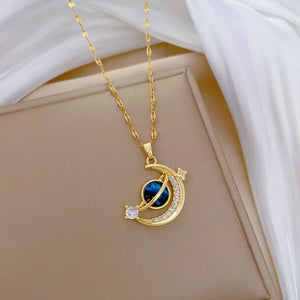 To My Wife Celestial Bond Necklace - Written in the Stars