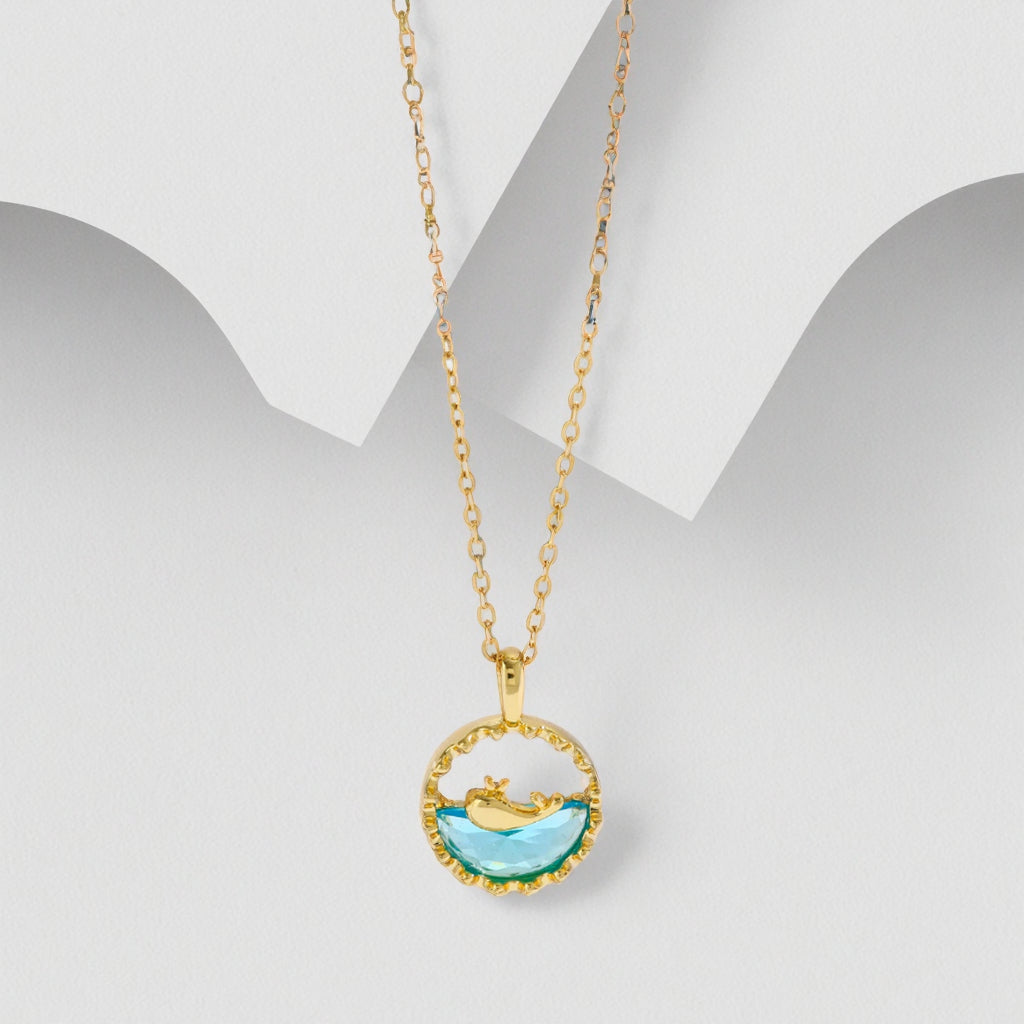 To  Granddaughter Soul Serenity Necklace - Calm, Brave, Loved