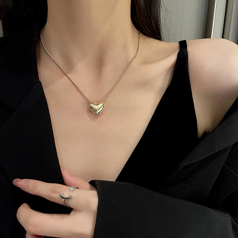 To My Dear Girlfriend Close to My Heart Necklace - You Have My Heart