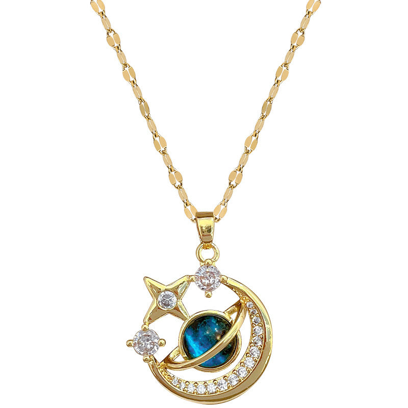 To My Wife Celestial Whiskers Necklace - Playful Spark of Us