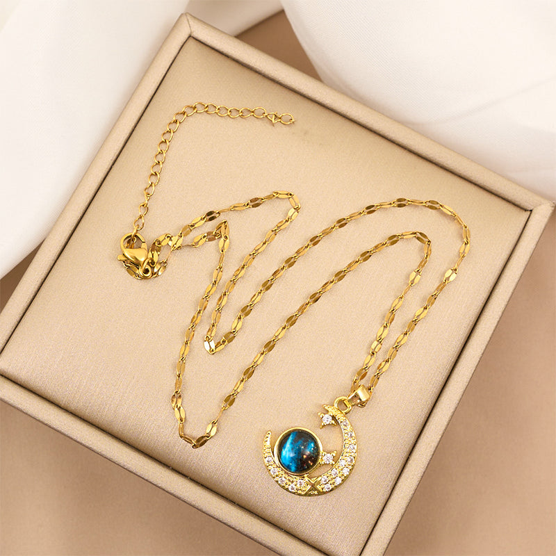 To My Wife Moonlit Soul Necklace - You Light My Night