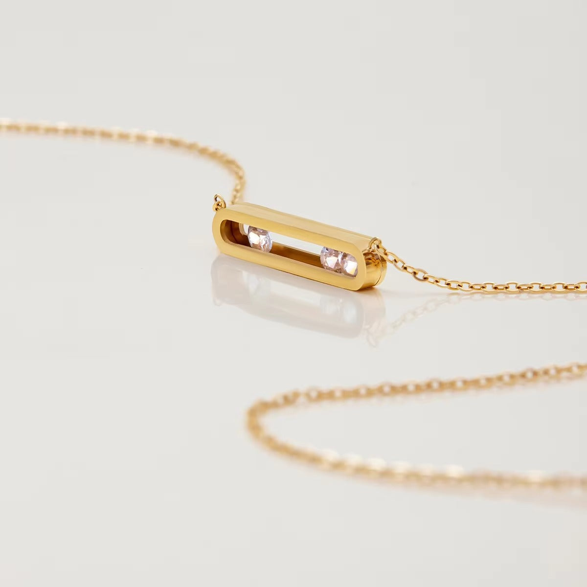 Always My Granddaughter Bar Necklace Gift