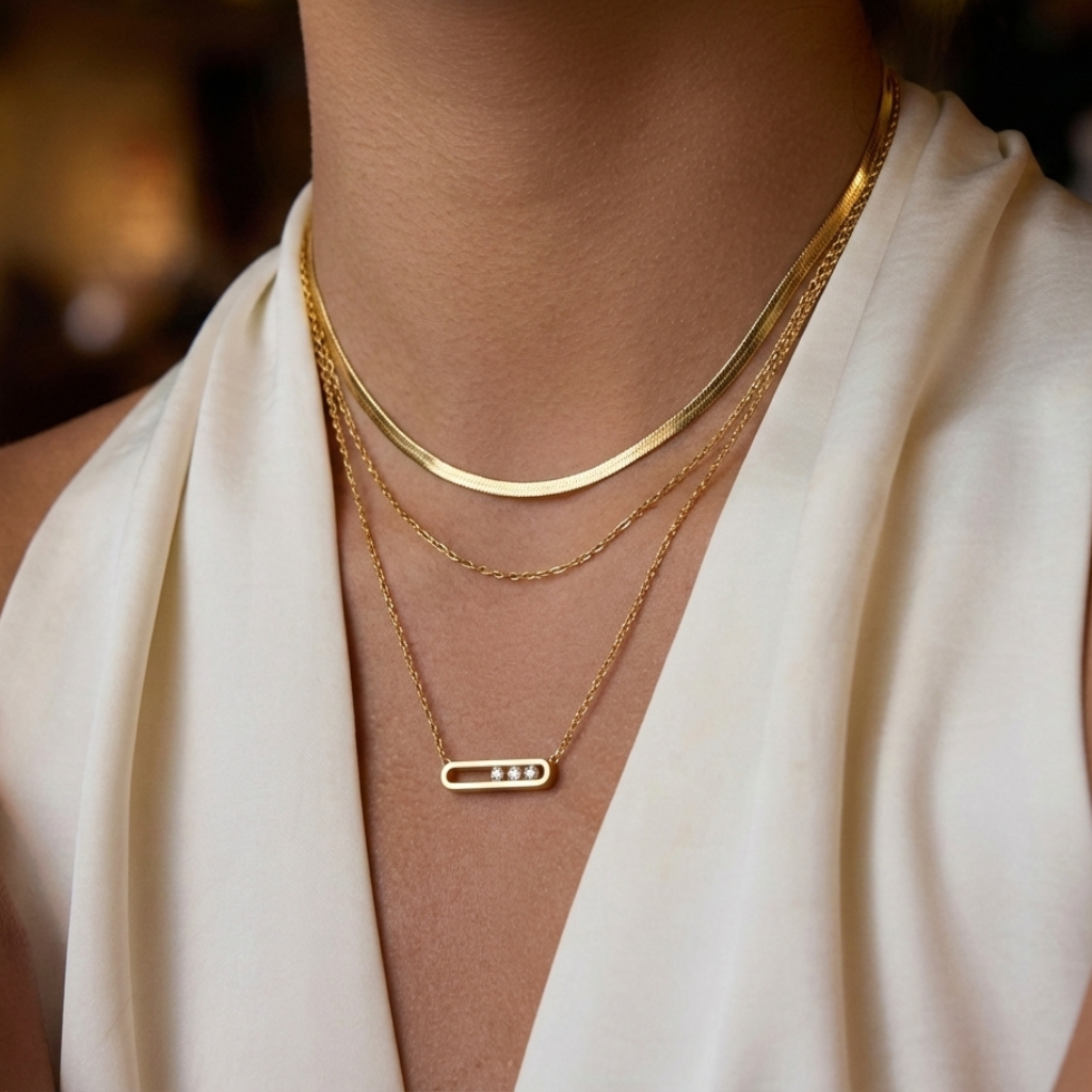 Always My Granddaughter Bar Necklace Gift