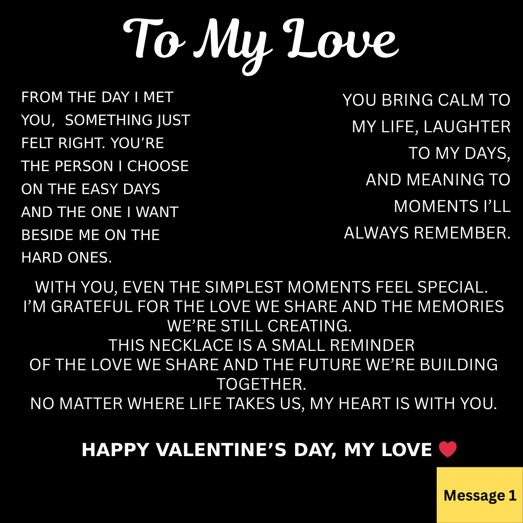 Dear Girlfriend – Happy Valentine’s Day Bound by Love Necklace - Tied to You Forever