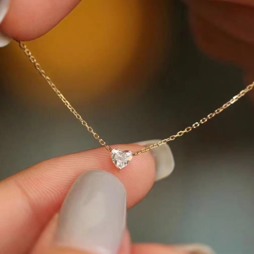 Dear Girlfriend - Happy Valentine’s Day Close to My Heart Necklace - Be Mine, Always