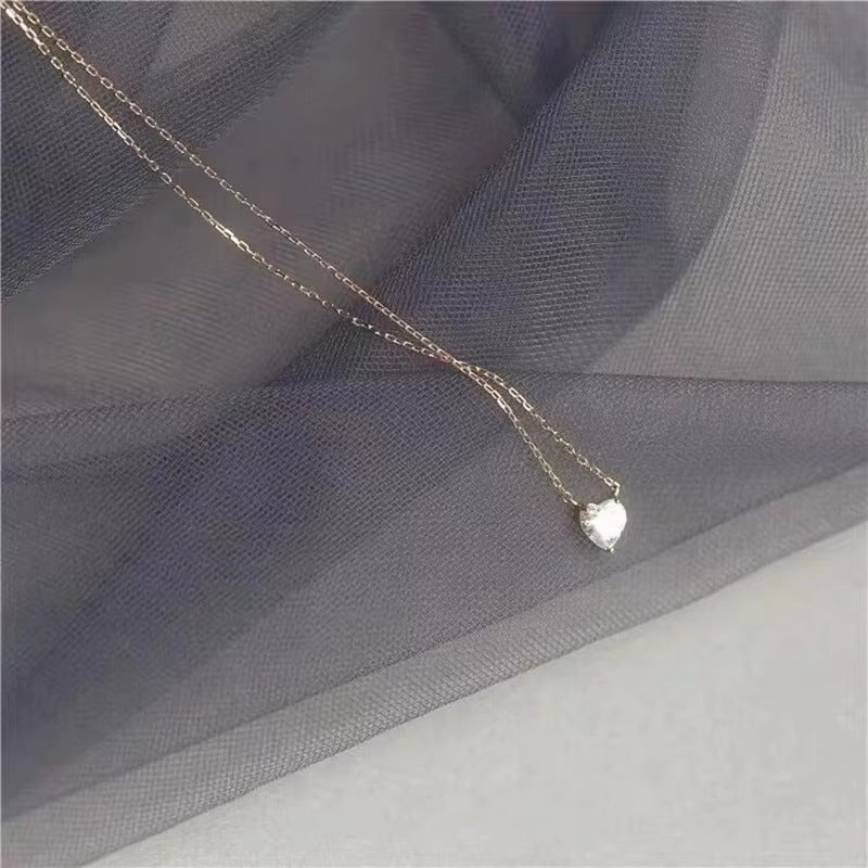 Dear Wife - Happy Valentine’s Day Close to My Heart Necklace - Always Close