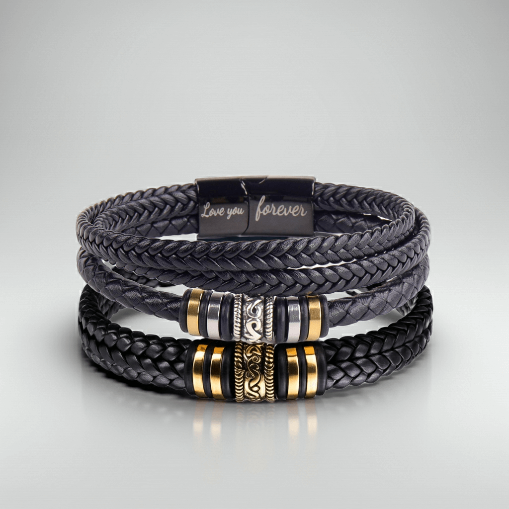To Grandson - Engraved Love You Forever Bracelet  from Grandmother