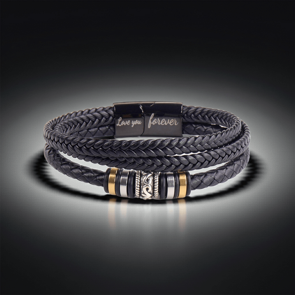 To Grandson - Engraved Love You Forever Bracelet  from Granddad
