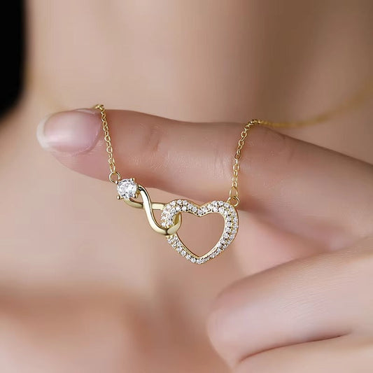 Infinity Heart Necklace - A bond that can never be undone