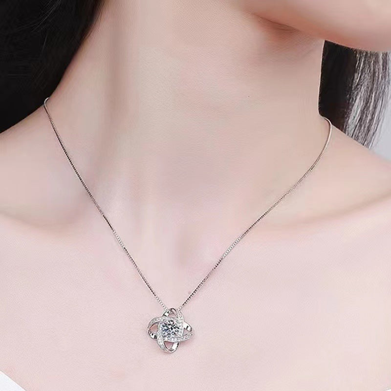 Dear Granddaughter Eternal Knot Necklace - Forever Our Girl