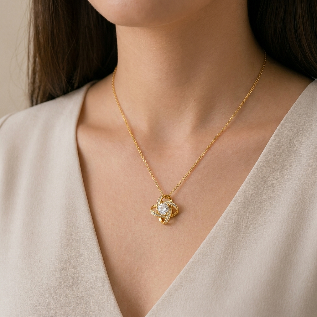 Love, Always - Eternal Knot Necklace