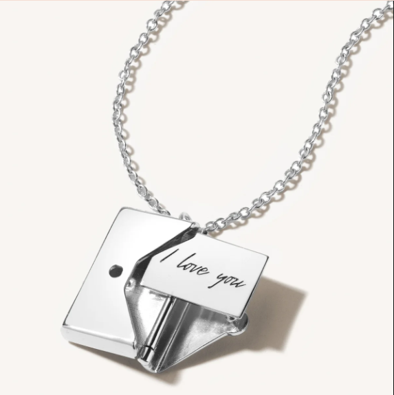 Love Letter Necklace and  Message Card Gift Set